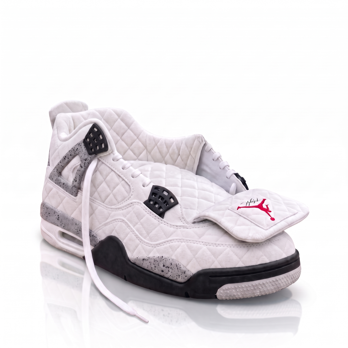 Air Jordan 4 White Cement